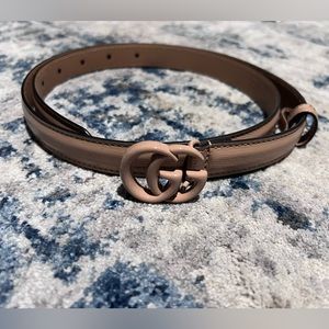 Women’s gucci belt nude